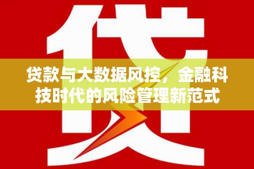 青冈贷款与大数据风控，金融科技时代的风险管理新范式