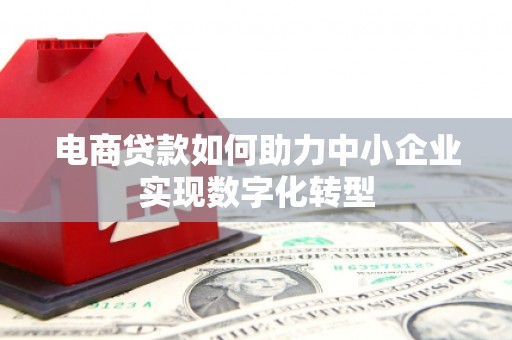 青冈电商贷款如何助力中小企业实现数字化转型
