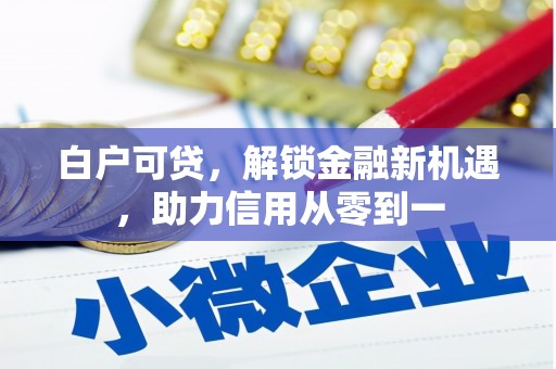 青冈白户可贷，解锁金融新机遇，助力信用从零到一
