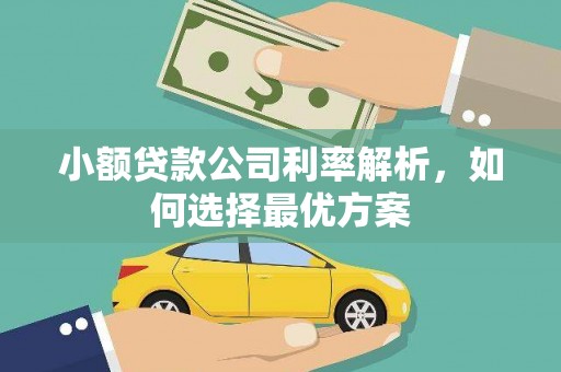 青冈小额贷款公司利率解析，如何选择最优方案