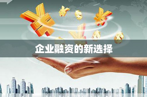 青冈企业融资的新选择