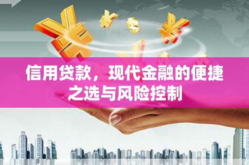 青冈信用贷款，现代金融的便捷之选与风险控制