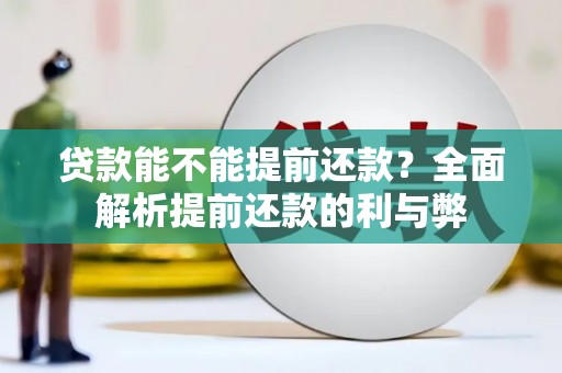 青冈贷款能不能提前还款？全面解析提前还款的利与弊