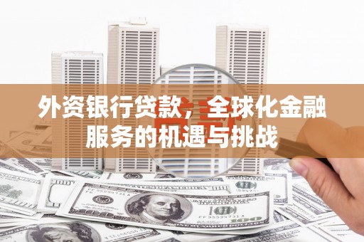 青冈外资银行贷款，全球化金融服务的机遇与挑战