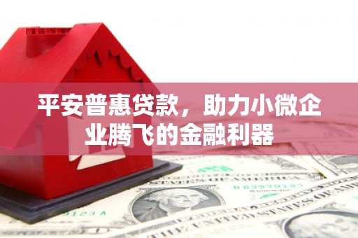 青冈平安普惠贷款，助力小微企业腾飞的金融利器