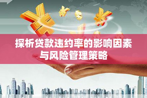 青冈探析贷款违约率的影响因素与风险管理策略