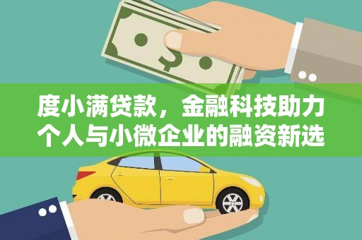 青冈度小满贷款，金融科技助力个人与小微企业的融资新选择