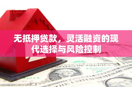 青冈无抵押贷款，灵活融资的现代选择与风险控制