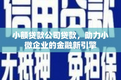 青冈小额贷款公司贷款，助力小微企业的金融新引擎