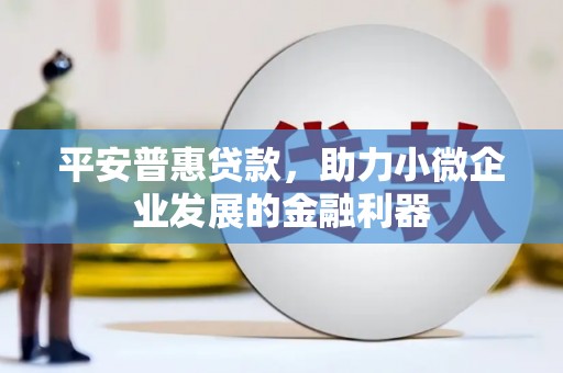 青冈平安普惠贷款，助力小微企业发展的金融利器