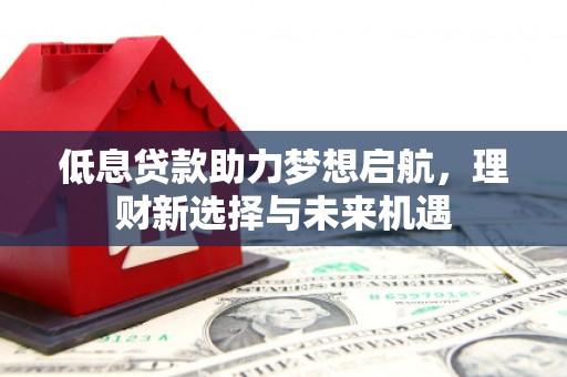 青冈低息贷款助力梦想启航，理财新选择与未来机遇