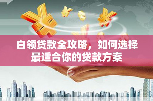 青冈白领贷款全攻略，如何选择最适合你的贷款方案